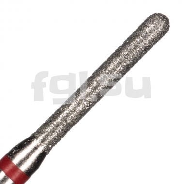 Фреза алмазная цилиндр закругленный D-1.6мм мягкая Россия(163) 